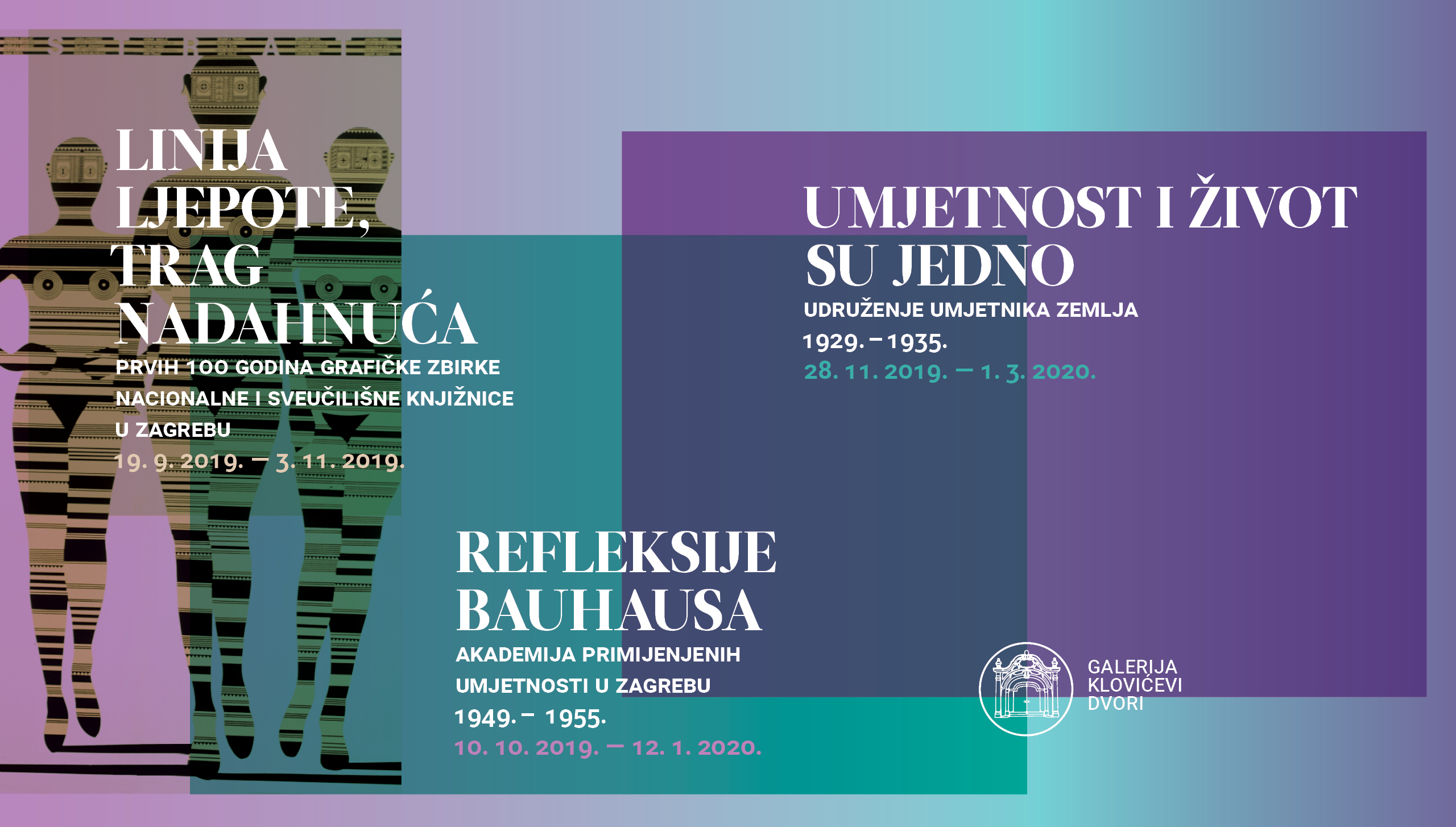 Izložba ‘Refleksije Bauhausa: Akademija primijenjenih umjetnosti u Zagrebu 1949. – 1955.’ u Klovićevim dvorima