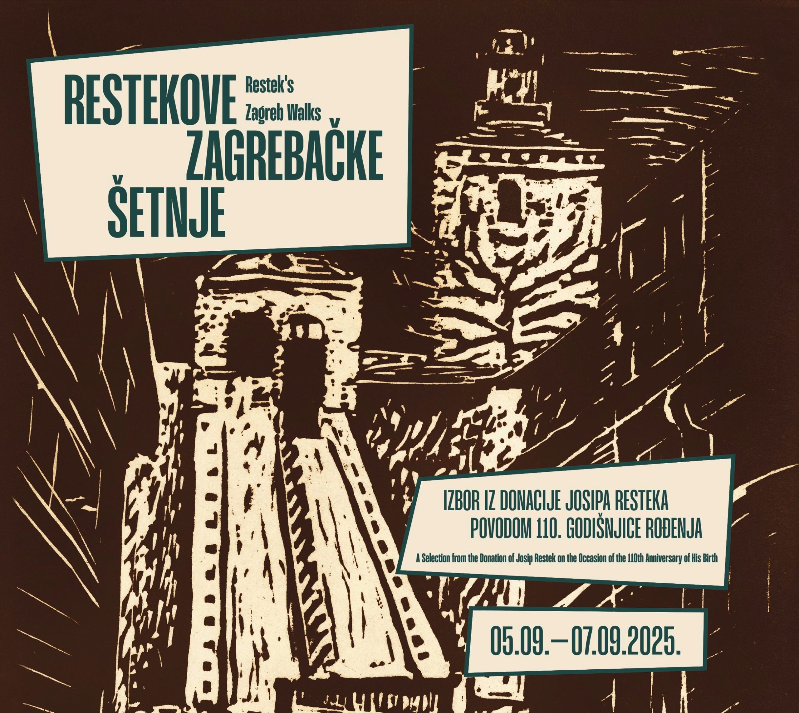 Restekove zagrebačke šetnje – izbor iz donacije Josipa Resteka povodom 110. godišnjice rođenja