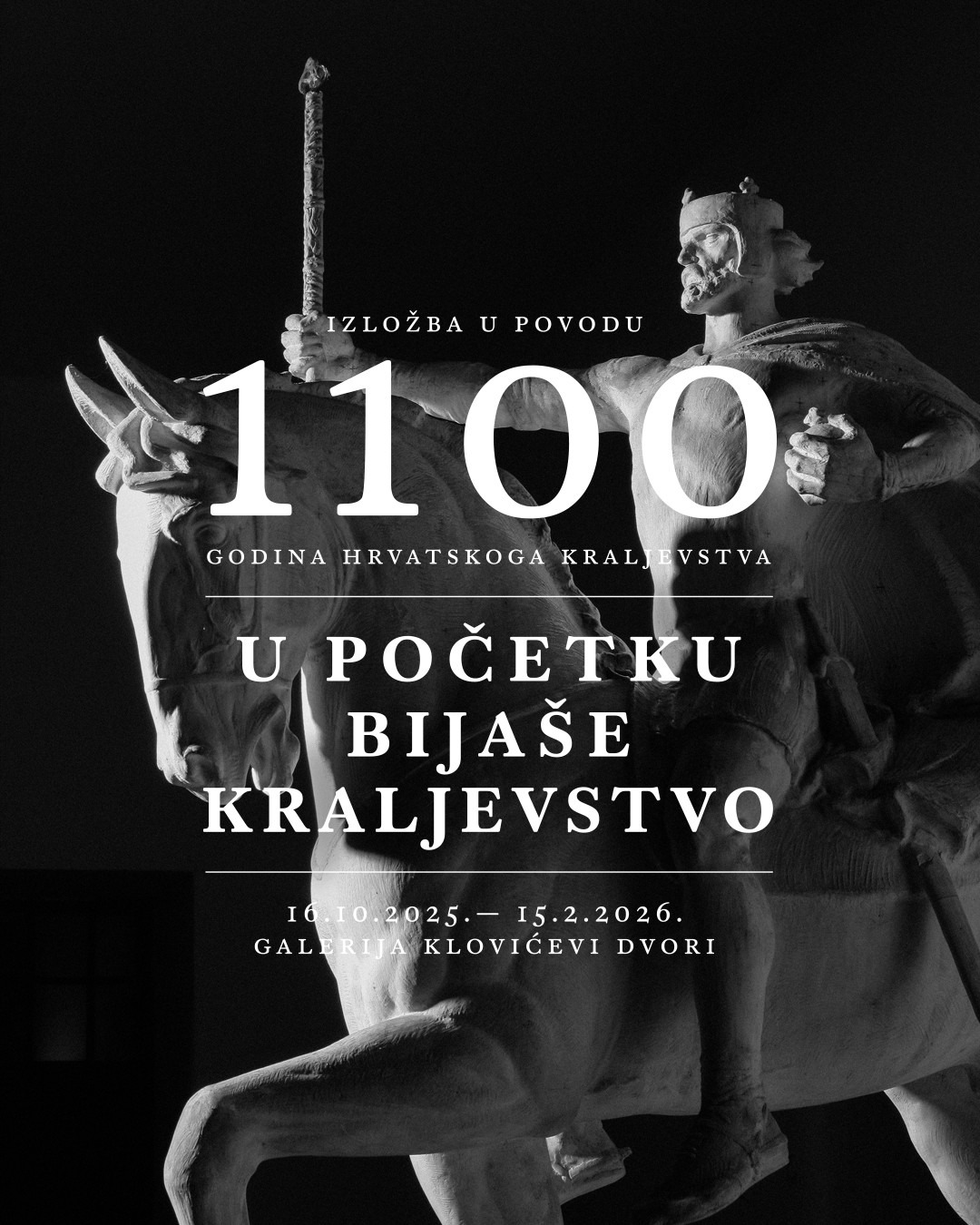 Predavanja i vodstva uz izložbu “U početku bijaše Kraljevstvo – 1100 godina Hrvatskoga kraljevstva”