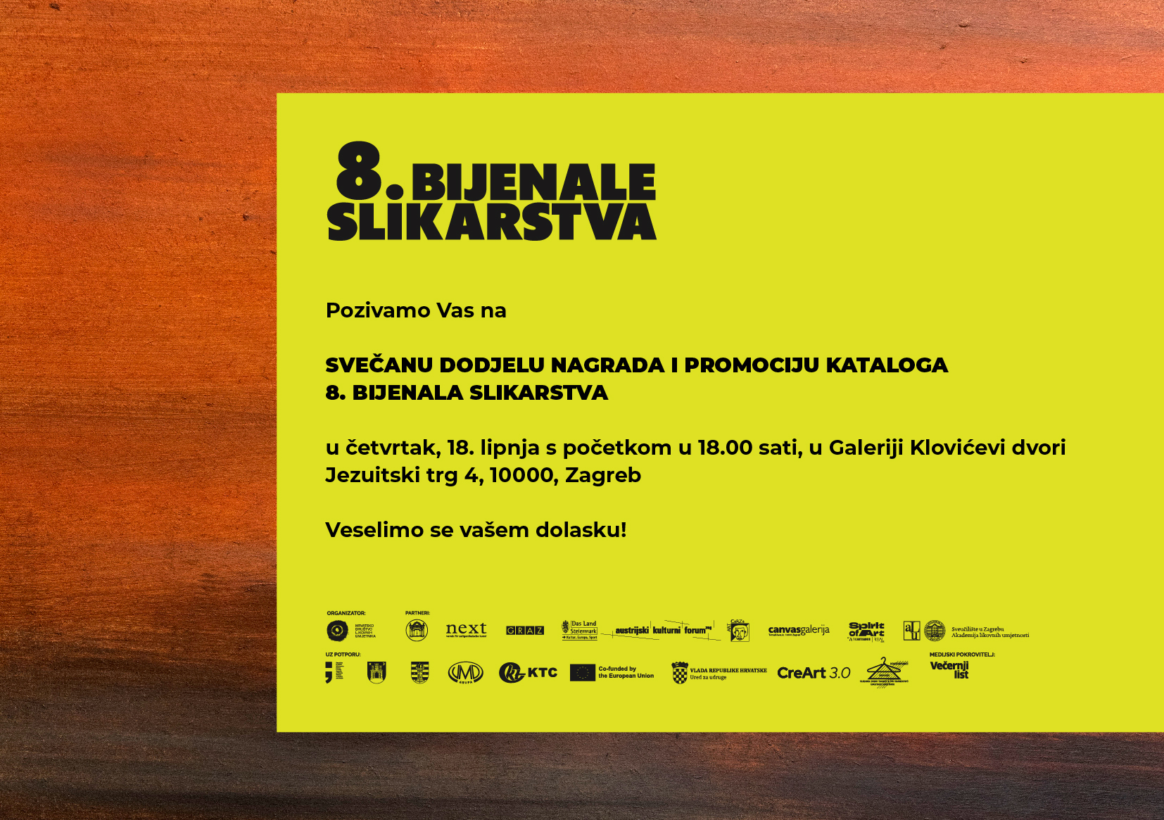SVEČANA DODJELA NAGRADA I PROMOCIJA KATALOGA 8. BIJENALA SLIKARSTVA